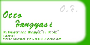 otto hangyasi business card